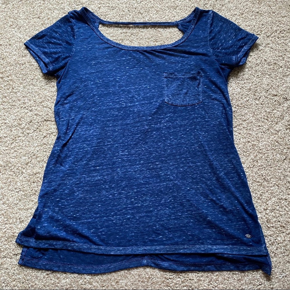 Flowy Open-Back Shirt